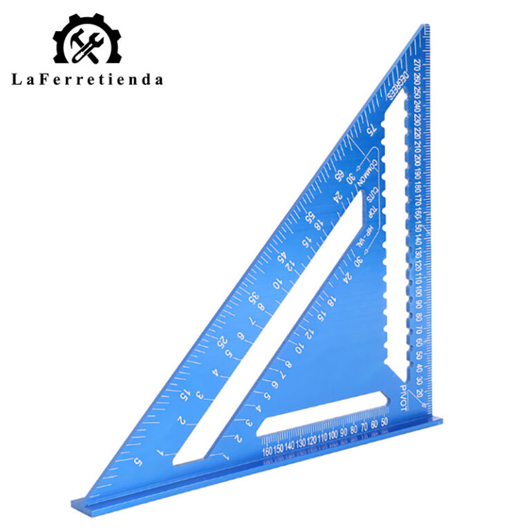 Escuadra Rapida de Aluminio de 30cm. (12″ Azul) – La Ferretienda