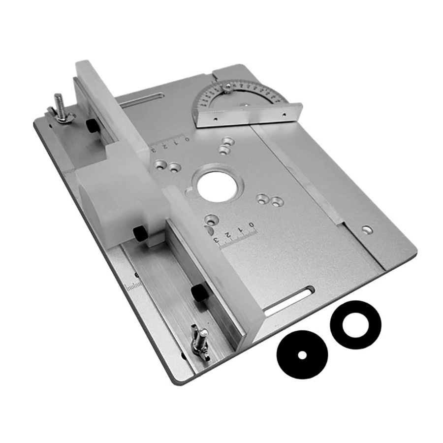 Placa de inserción para mesa fresadora de aluminio C8, bancos de