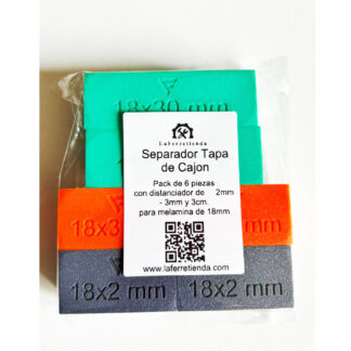 set separador tapa de cajon